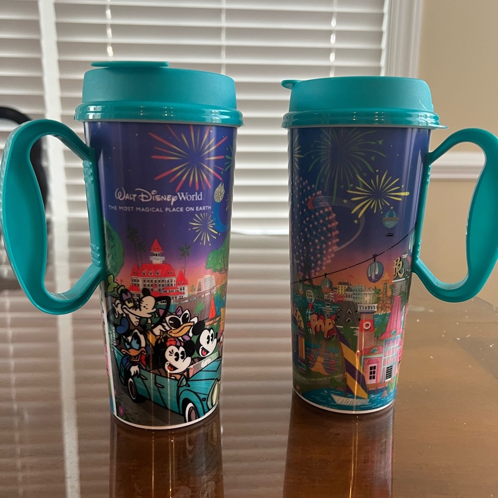 Disney World refillable Mug Set - Teal